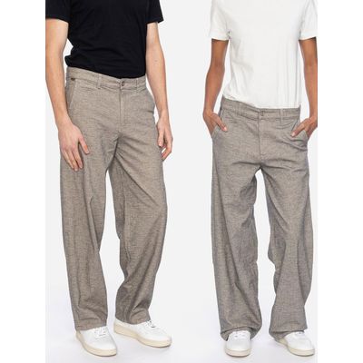 Foto van ATO Berlin | Broek Danyel van grijze katoen linnenmix