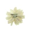 Afbeelding van Zacharia | Creme chrysant op haarclip en broche 