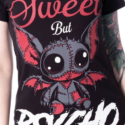 Foto van Cupcake Cult | T-shirt Sweet but Psycho Bat 