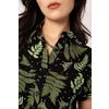 Afbeelding van Hell Bunny | Blouse Gaia met kraagje en aangeknipte korte mouwtjes