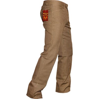 Foto van Chenaski | Retro pantalon recht model, shinori creme green 