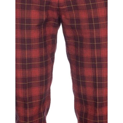 Foto van ATO Berlin | Pantalon Jorjo rood met zwart geruit
