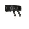 Afbeelding van Banned | Goth riem Shadow met pouche tasje aan clips met sierketting 