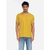 Afbeelding van ATO Berlin | T-shirt Valerio van olijf geel biokatoen