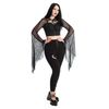 Afbeelding van Banned | Gothic top, Bellamira met vleugel mouw