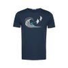 Afbeelding van Green Bomb | T-shirt Lifestyle Kite, navy blauw bio katoen