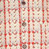 Afbeelding van Chenaski | Overhemd korte mouw, Shinori mountains, creme grijs rood