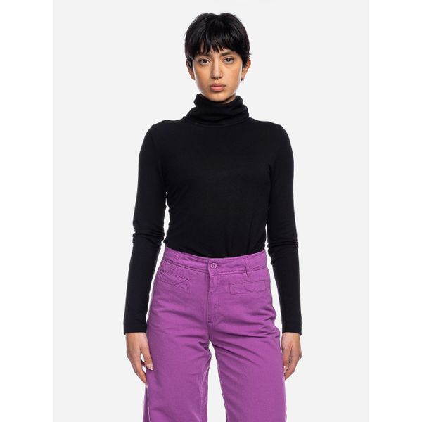 ATO Berlin | Coltrui Rolli, longsleeves effen zwart