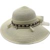 Afbeelding van Major wear | Zomerse roomwitte zomerhoed met Aztec sierband