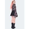 Afbeelding van Jawbreaker | Goth school girl rokje houndstooth met kant en gespjes