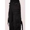 Afbeelding van Hell Bunny | Zwarte Goth-stijl broek Neo, met zakken en D-ring