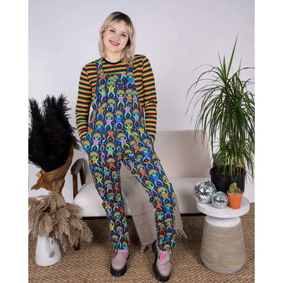 Foto van Run & Fly | Tuinbroek, Rainbow frogs, met blije kikkers