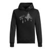 Afbeelding van Green Bomb | Hoodie Bike destination, zwart bio katoen