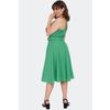 Afbeelding van Voodoo Vixen | Groene jaren '60 Retro jurk met broderie borduursels en hartvormige gesp