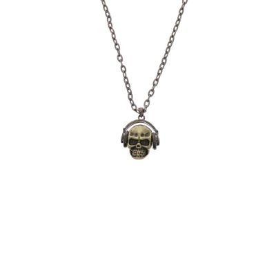 Foto van Zacharia | Halsketting met Skull and Headphones
