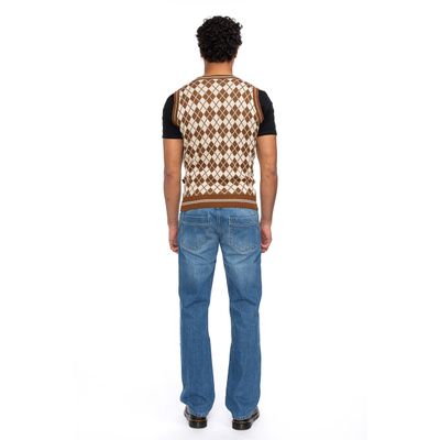 Foto van ATO Berlin | Spencer Mirah, bruin en beige retro-patroon