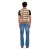 Afbeelding van ATO Berlin | Spencer Mirah, bruin en beige retro-patroon