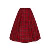 Afbeelding van Hell Bunny | Jaren 50 swing-rok Irvine van rode tartan