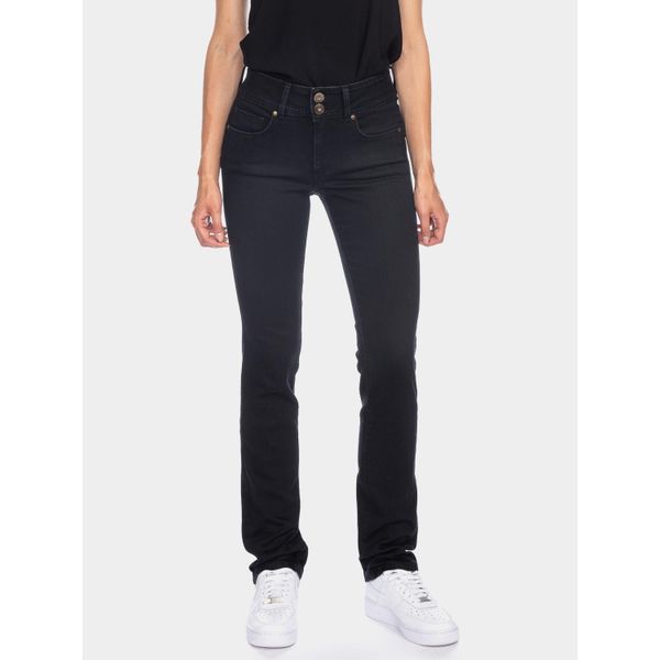 ATO Berlin | Jeans Jackie, zwart bio katoen