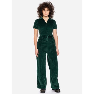 Foto van ATO Berlin | Jumpsuit Olivia van biologisch groene ribcord katoen mix
