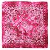 Afbeelding van Zacharia | Bandana met roze paisley acidwash patroon 