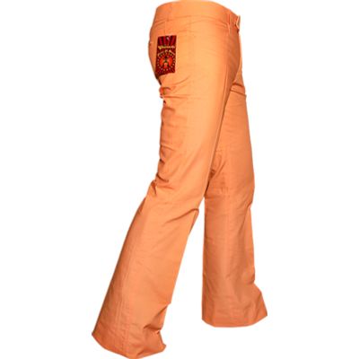 Foto van Chenaski | Retro pantalon met uitlopende pijpen, apricot