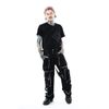 Afbeelding van Poizen Industries | Goth punk broek Adaiah, zwart met ritsen, kettingen en nestels