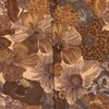 Afbeelding van Chenaski | Overhemd korte mouw Flowers ovaltine bruin