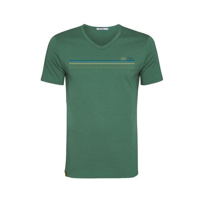 Green Bomb | T-shirt Bike fast, groen bio katoen