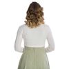 Afbeelding van Banned | Offwhite vestje, bolero Summer cherry