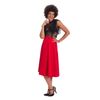 Afbeelding van Banned | Gothic top, Black Romance met diverse kant details en ruches