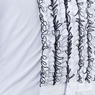 Foto van Chenaski | Overhemd Ruche White-Black