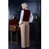 Afbeelding van Banned | Bordeauxrood dames gilet Selma met knoopsluiting