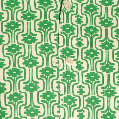 Foto van Chenaski | overhemd Seventies Flower in a Vase creme, green