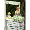 Afbeelding van Dolly and Dotty | Kinderjurk Darlene Blue Lemon met grote citroenen print