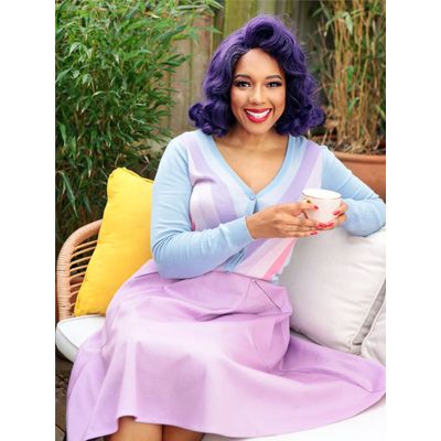 Foto van Collectif | Cardigan Violet Dreamy Rainbow