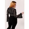 Afbeelding van Hell Bunny | Vintage Gothic top Rhea van zwart kant