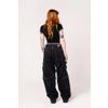 Afbeelding van Hell Bunny | Zwarte washed skater jeans Sid X, met D-ringen en ruime zakken