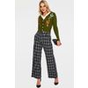 Afbeelding van Voodoo Vixen | Cardigan Ginny Woodland olijfkleur met embroidery