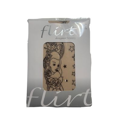 Foto van Flirt | Panty skin-creme met zwarte tattoo print