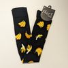 Afbeelding van Flirt | Overknee sokken zwart met bananen