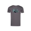 Afbeelding van Green Bomb | T-shirt Nature getaway, grijs bio katoen