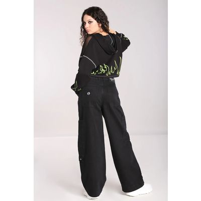 Foto van Hell Bunny | Zwarte skater jeans Reese met zakken