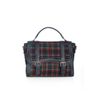 Afbeelding van Banned | Kleine Messenger tas Joy to the World, blauwe tartan