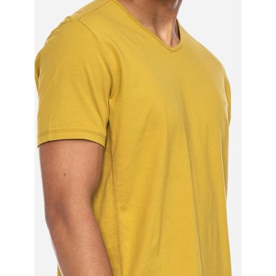 Foto van ATO Berlin | T-shirt Valerio van olijf geel biokatoen