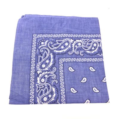 Foto van Onkar | Bandana haarband en sjaal met paisley patroon, Lavendel