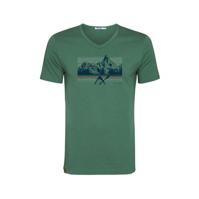 Foto van Green Bomb | T-shirt nature Tarn, weide groen bio katoen