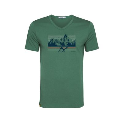Green Bomb | T-shirt nature Tarn, weide groen bio katoen