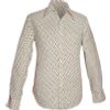 Afbeelding van Chenaski | Retro 70s overhemd, stars zwart creme-wit