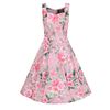 Afbeelding van Hearts & Roses | Swing jurk Nellie Floral met roze rozen